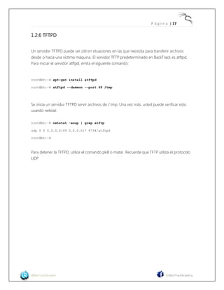 Backtrack 5 manual traducido | PDF