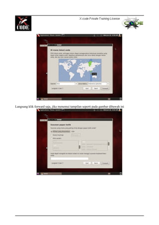 Langsung klik forward saja, jika menemui tampilan seperti pada gambar dibawah ini
 