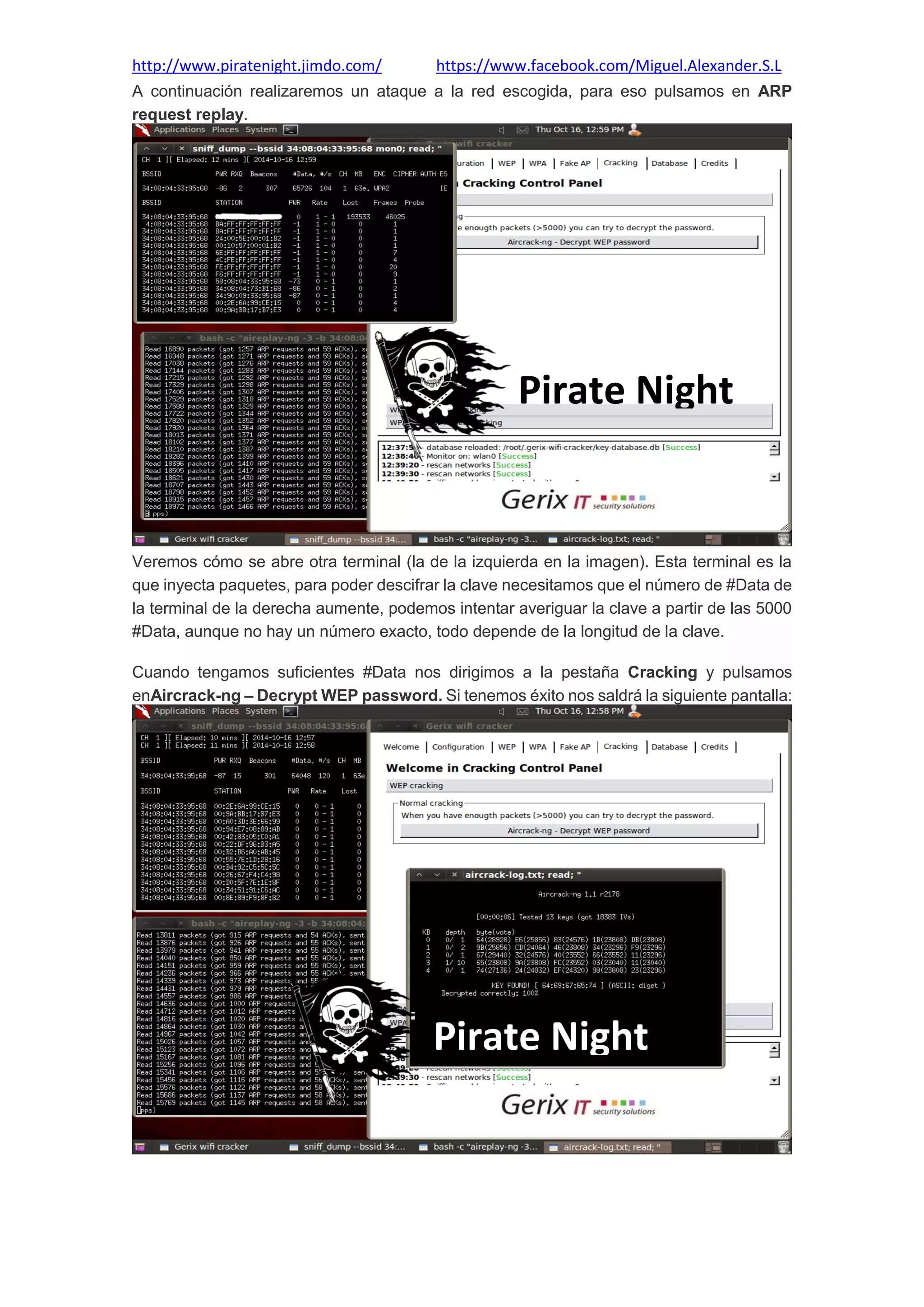 Backtrack claves wep pirate night PDF