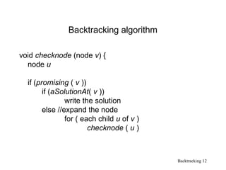 Backtracking | PPT