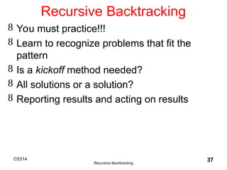 Backtracking.ppt Backtracking IN DESIGN ANALYSIS AND ALGORITHMS | PPT