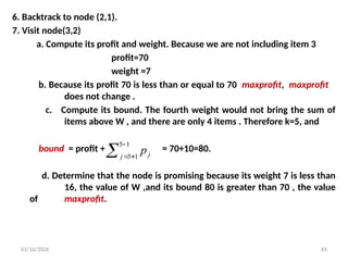 BACKTRACKING introduction, algorithm and methods | PPTX