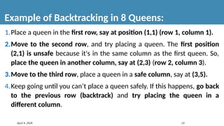 Backtracking_problem.pptx_ backtracking _DAA | PPTX