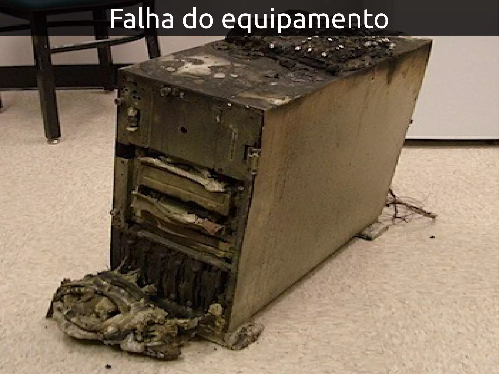 Falha do equipamento
 