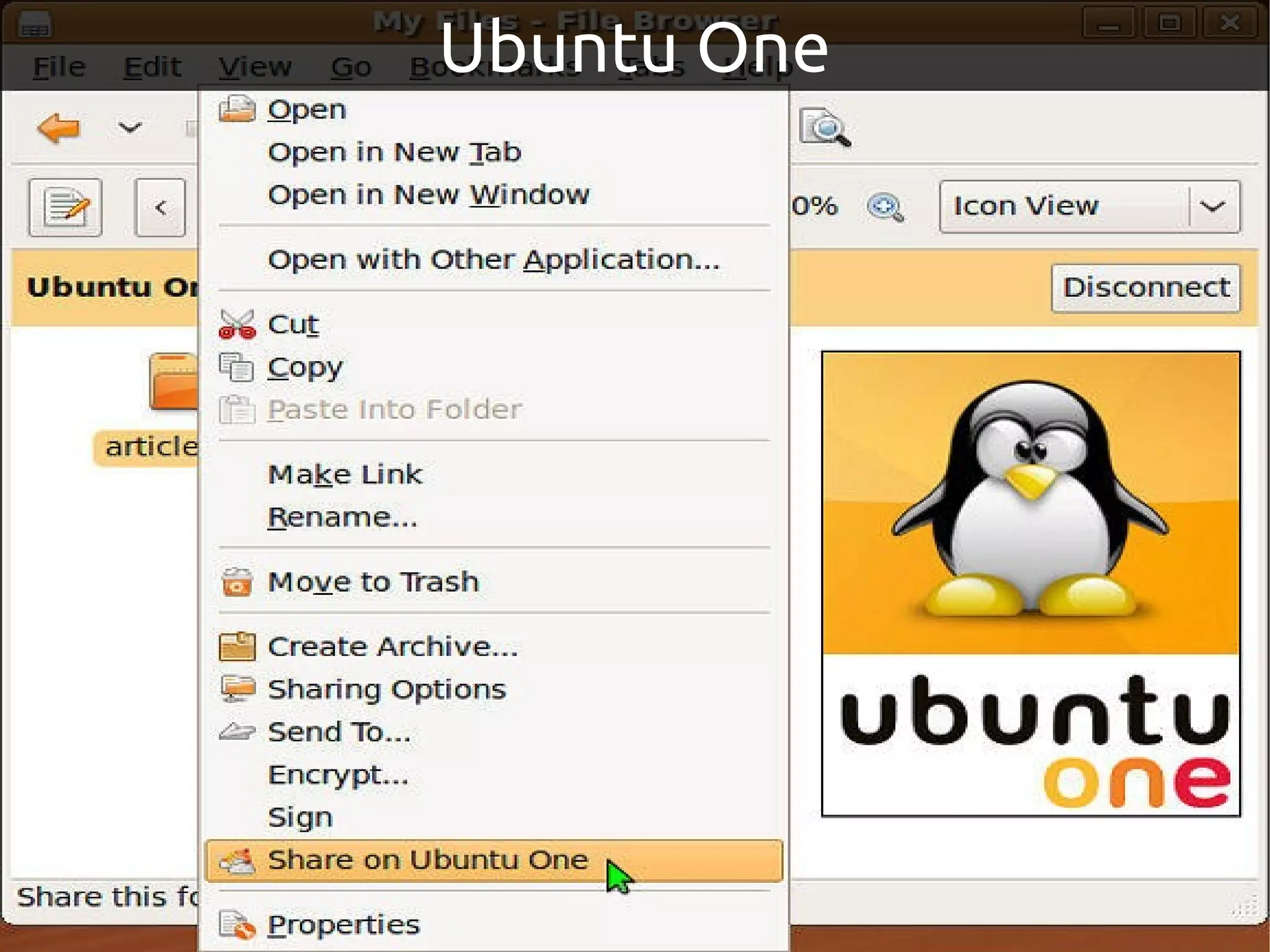 Ubuntu One
 