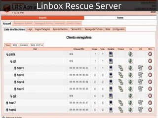 Linbox Rescue Server
 