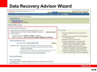 36/38 
Data Recovery Advisor Wizard 
 