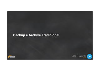 Backup e Archive Tradicional
 