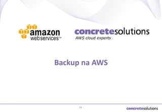 AWS cloud experts

Backup na AWS

11

 