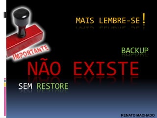 Backup e restore