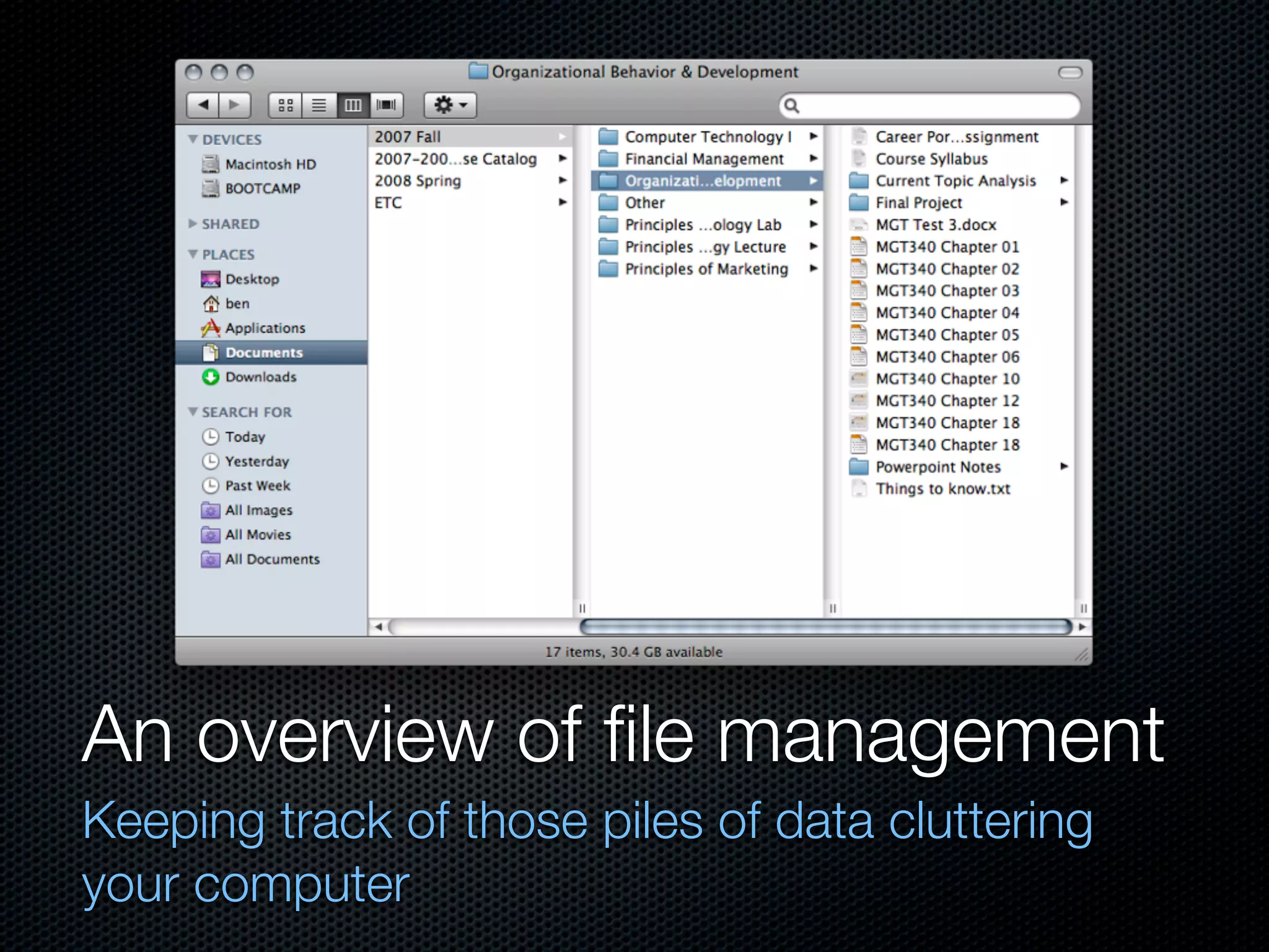 Backup & File Management