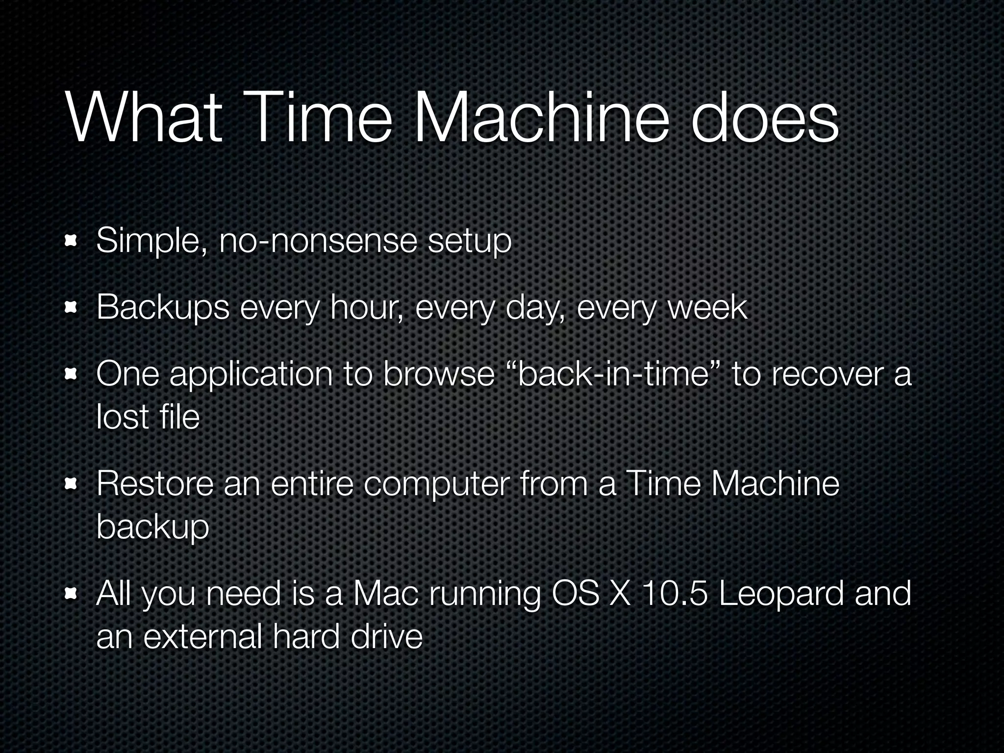 Backup & File Management