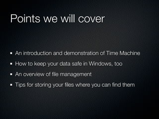 Backup & File Management