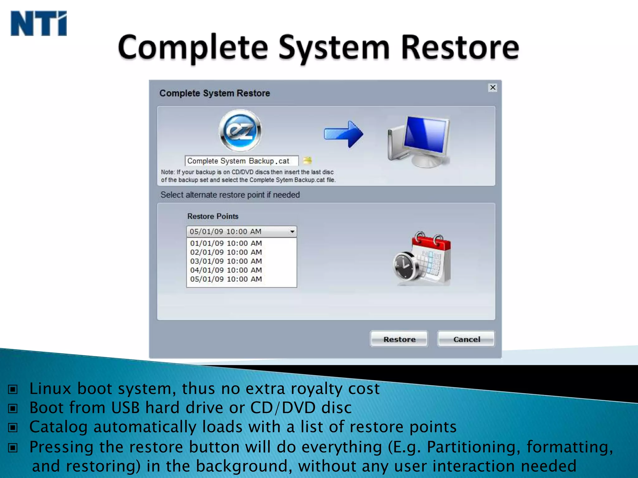 Welcome Screen  On first launch, users are greeted with a friendly welcome screen