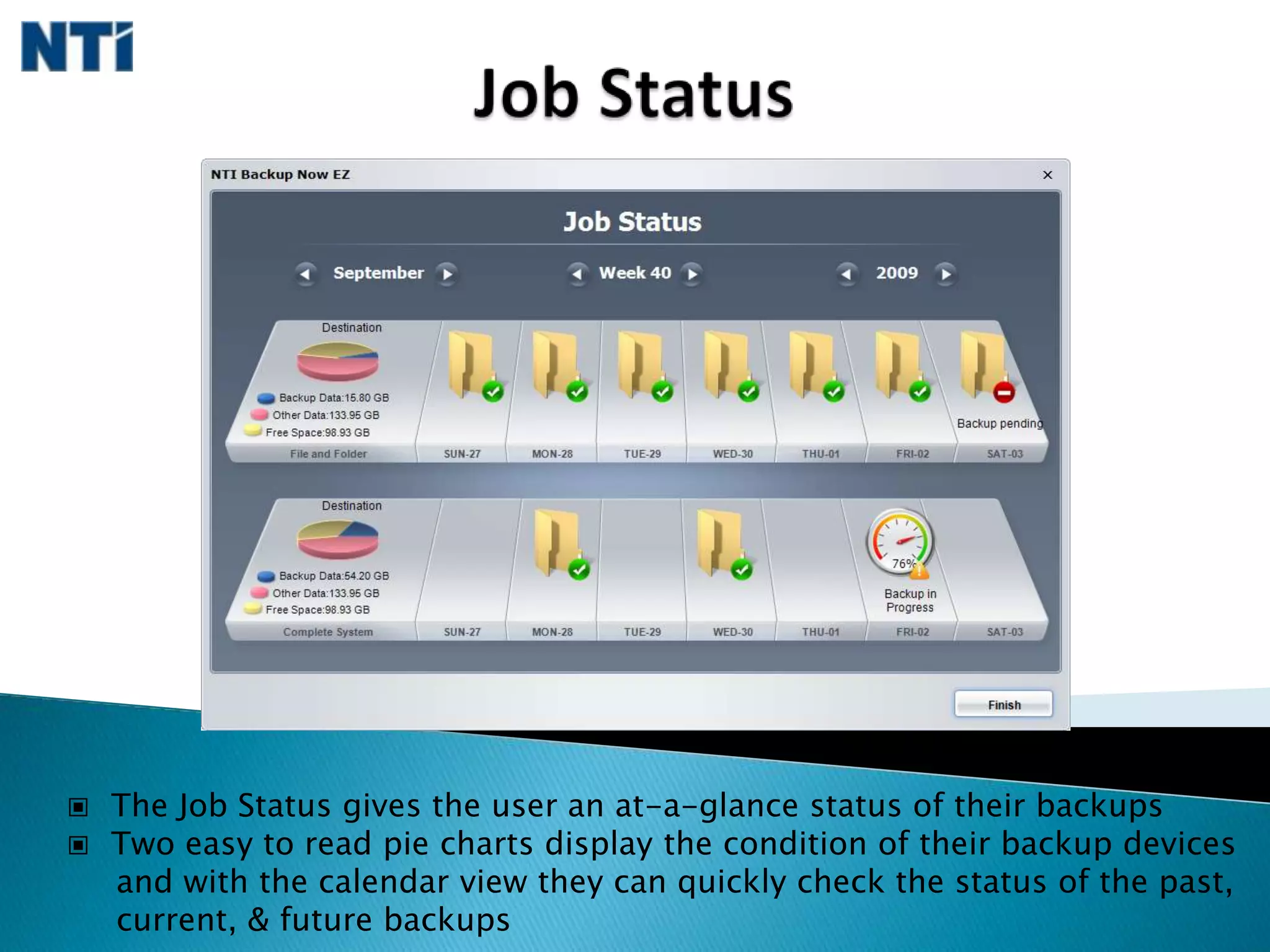   Incremental backups for both Complete System and File & Folder backups“It’s not if your hard drive will fail, but when your hard drive will fail.”                                                                                 - Anonymous -