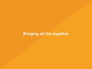 Bringing all this together
 