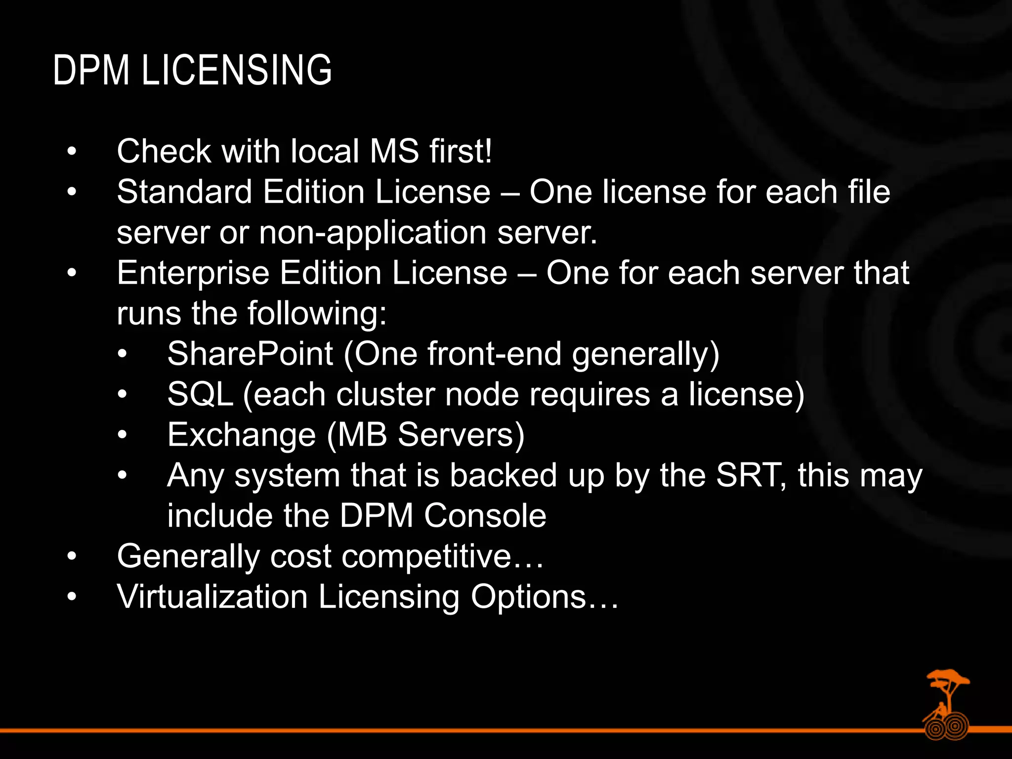Attach large pool of disk to server for near-term backups