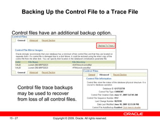 Backups And Recovery | PPT