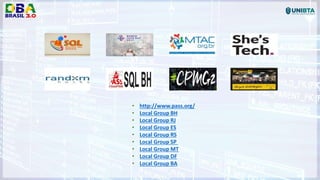 • http://www.pass.org/
• Local Group BH
• Local Group RJ
• Local Group ES
• Local Group RS
• Local Group SP
• Local Group MT
• Local Group DF
• Local Group BA
 