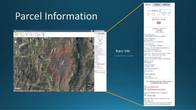 Training Introduction & Dutchess County ParcelAccess