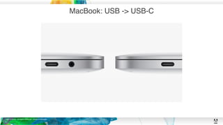 © 2019 Adobe. All Rights Reserved. Adobe Confidential.
MacBook: USB -> USB-C
10
 