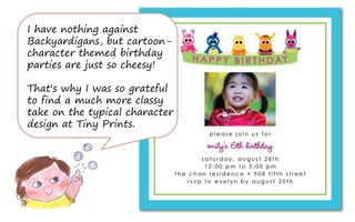 Backyardigans Birthday Party Invites