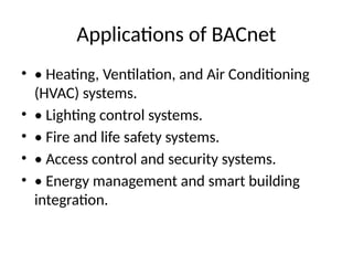 BACnet_Protocol_Presentation. Iot sensor and actuatorspptx | PPTX