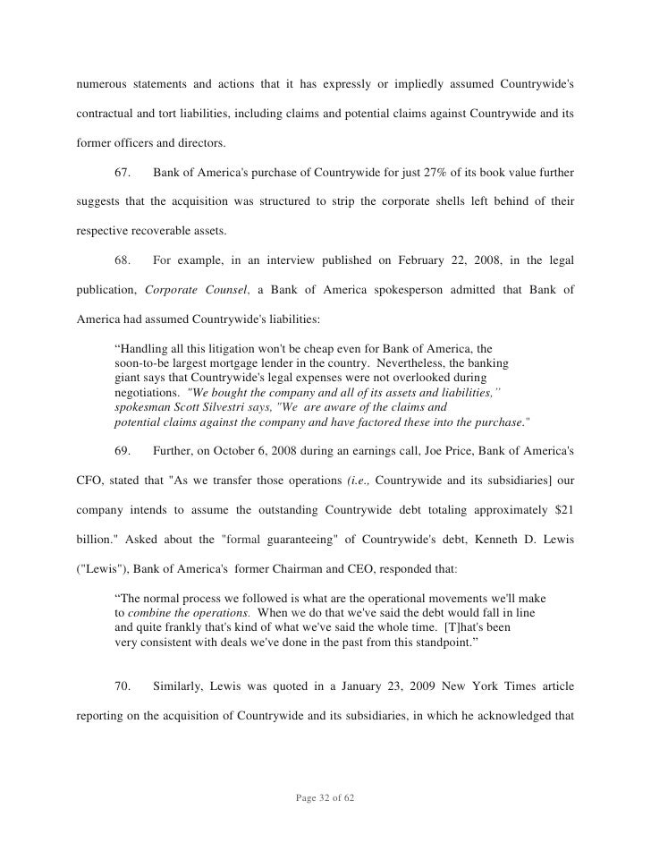 bank of america foreclosure answer affirmative defenses countercla