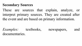 Informational Source Examples Sources of Information and Its Types_072517.pptx