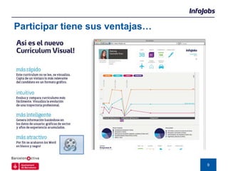 Participar tiene sus ventajas…




                                 9
 