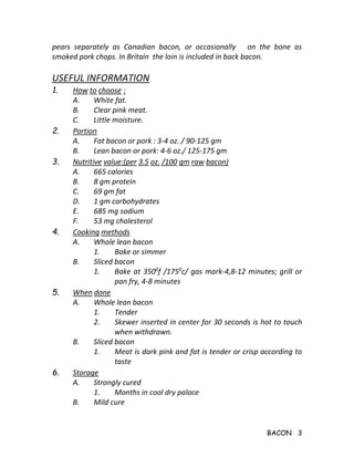 Bacon | PDF