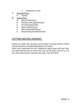 Bacon | PDF