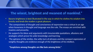Bacon Wisest-and-Brighest-of-Mankind-Ppt.pptx