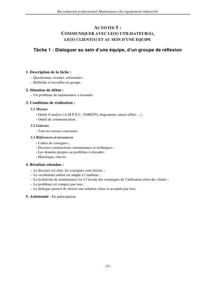 Dossier E33 Bac Pro Assp Exemple