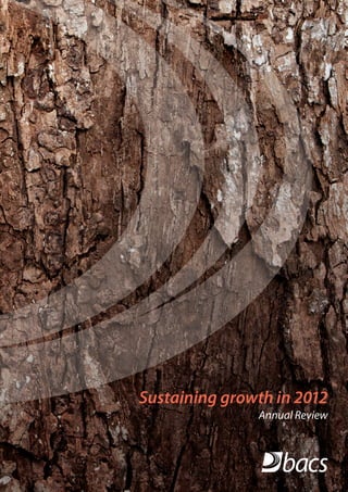 Sustaining growth in 2012
Annual Review
 