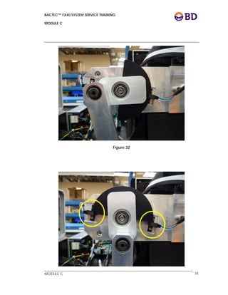 BACTEC™ FX40 SYSTEM SERVICE TRAINING
MODULE C
 
 
MODULE C 34
Figure 32
 