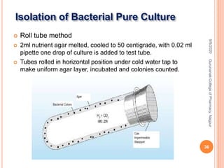 Bacteria: Growth Curve, Isolation and Preservation | PPTX