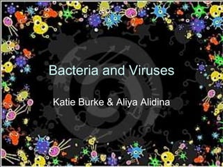 Bacteria and Viruses

Katie Burke & Aliya Alidina
 