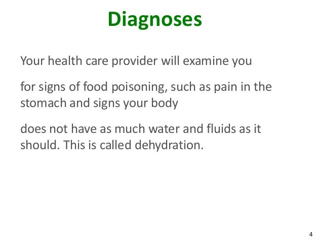 bacterial gastroenteritis can you get a doctors note for food poisoning