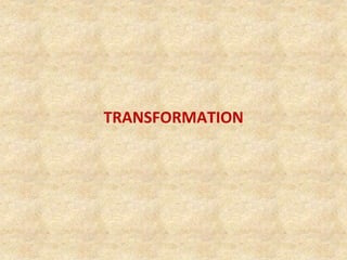 TRANSFORMATION
 