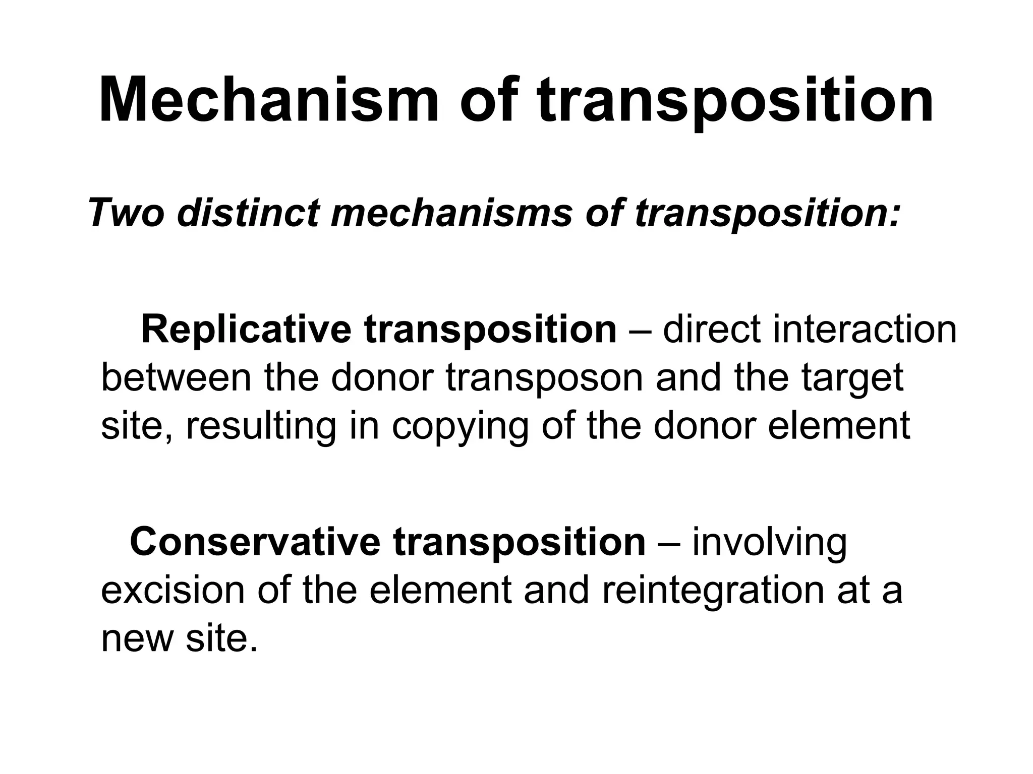 Bacterial Transposons | PPT