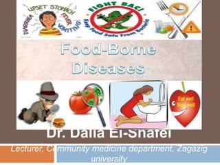 Dr. Dalia El-Shafei
Lecturer, Community medicine department, Zagazig
university
 