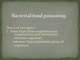 Bacterial food poisoning | PPTX