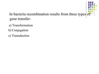 ppt of Bacterial genetic system | PPT