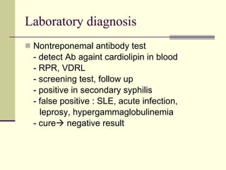 False Rpr Bacterial Infection (แพทย์) | PPT