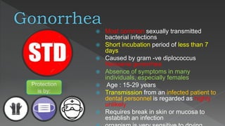Obsense Infection Bacterial infection of the oral cavity (khaled sadeq) | PPTX