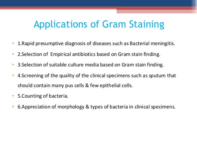 Gram Staining Gram Staining