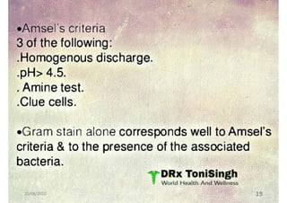 Bacterial vaginosis BV | PDF