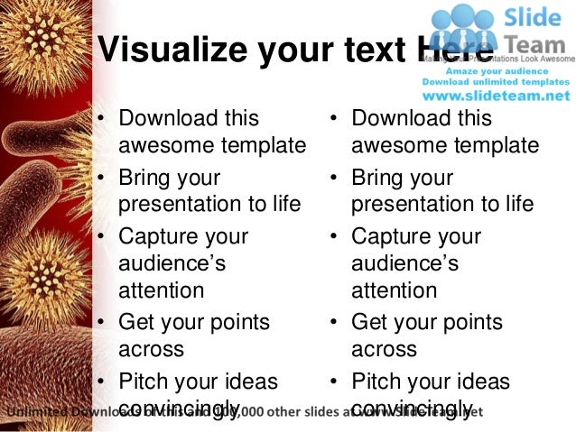 Bacteria science power point templates themes and backgrounds ppt the…