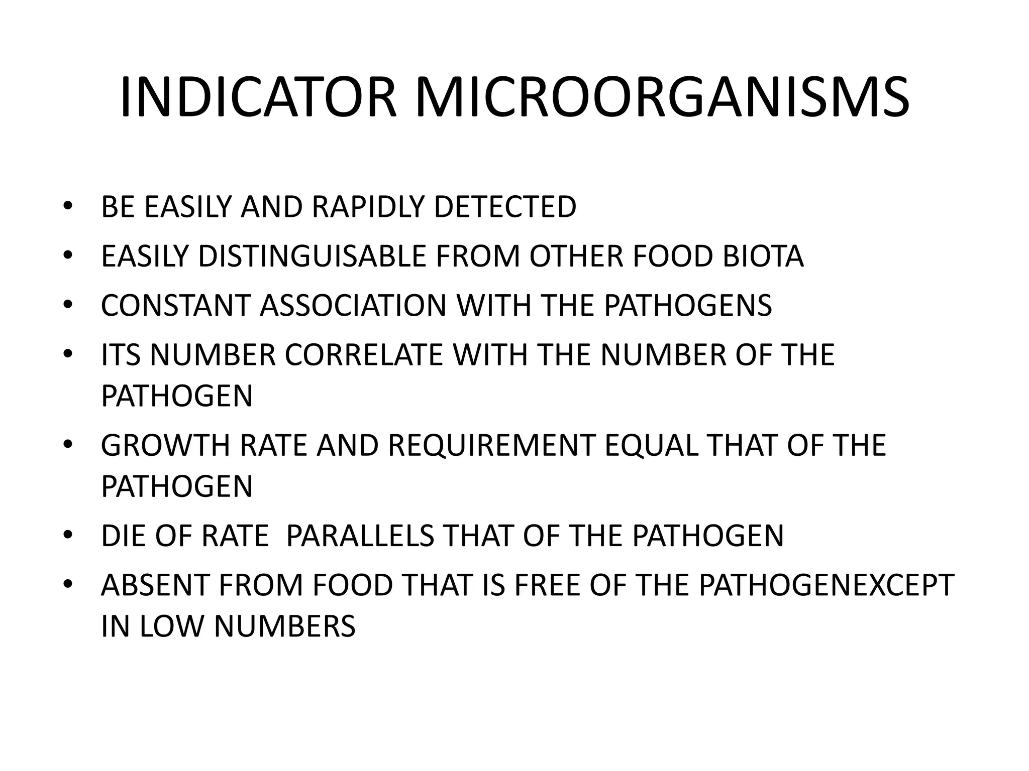 Bacteriological food examination PPT